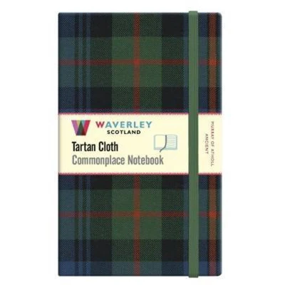 Afbeelding van Murray of Atholl:: Waverley Genuine Tartan Cloth Commonplace Large Notebook (21cm x 13cm): 58