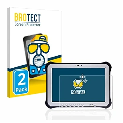 Afbeelding van BROTECT (2 Stuks) Antireflecterende Beschermfolie voor Panasonic Toughpad FZ G1 Anti Glare Screen Protector, Mat, Ontspiegelend