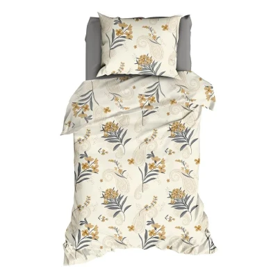 Afbeelding van Dekbedovertrek Satin d&#039;or Rodarte Offwhite Satijn 140 x 200 / 220 cm 1 Persoons