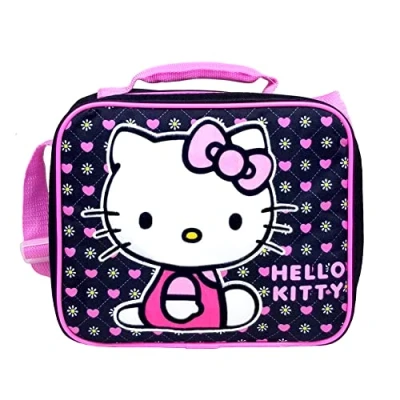 Afbeelding van Fast Forward Hello Kitty lunchtas, zwart, medium (C6CO06)