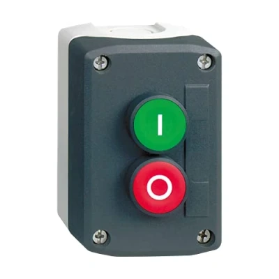 Afbeelding van SCHNEIDER ELECTRIC HARMONY XAL D DRUKKNOPKAST FUNCTIE START / STOP 22MM DONKERGRIJS