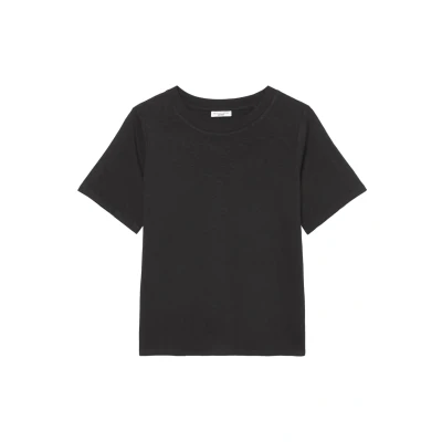 Afbeelding van Marc O&#039;Polo Denim AUS Softer Tshirt basic, Dames, Maat: XXS, Black
