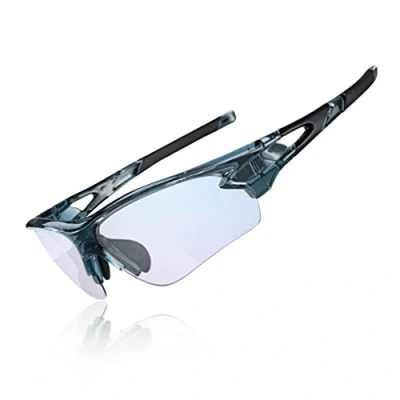 Afbeelding van ROCKBROS Fietsbril Meekleurende Sportbril Zonnebril voor Dames Heren UV400 bescherming TR90 frame sport Fietsen Vissen