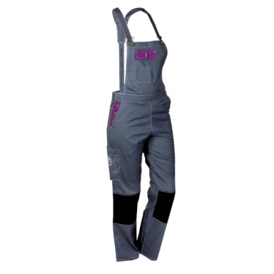 Afbeelding van Fashion Sécurité Pep&#039;s Werkbroek, voor dames, grijs (grijs/violet), maat: L (44/46)