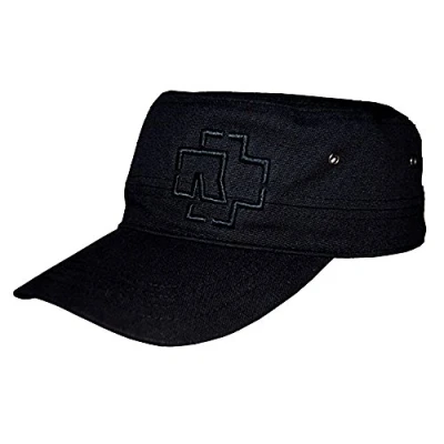 Afbeelding van Rammstein Army Cap zwart, officiële band merchandise, Eén maat