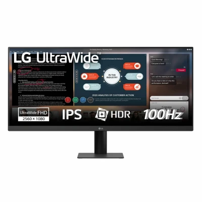 Afbeelding van LG UltraWide™ 29U511A B.AEU Ultra Large 29 inch pc monitor IPS paneel UWFHD resolutie (2560 x 1080), 5 ms GTG 100 Hz, sRGB 99% (CIE1931), kantelbaar, in hoogte verstelbaar, portretmodus