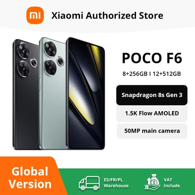 Afbeelding van Poco F6 512GB Titanium mobiele telefoon