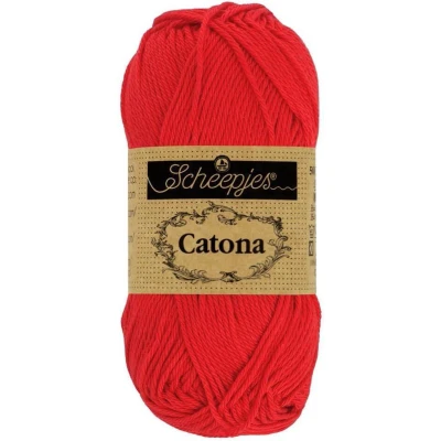 Afbeelding van Scheepjes Catona 10gr 115 Hot Red
