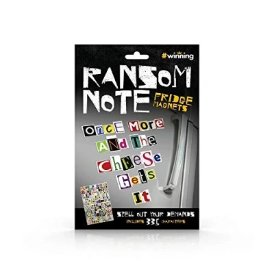 Afbeelding van Winning Ransom Note Koelkast Magneten Spell Out Your Demands Inclusief 335 karakters, 6 x 3 cm
