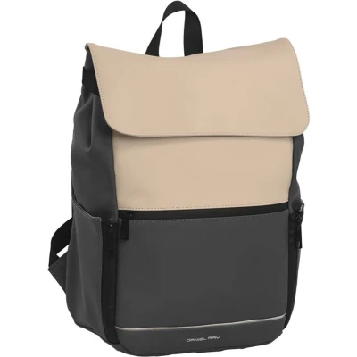 Afbeelding van Daniel Ray Tacoma Water Repellent Backpack dark grey/khaki Rugzak