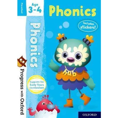 Afbeelding van Progress with Oxford: Phonics Age 3 4 Prepare for School Essential English Skills