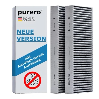 Afbeelding van purero® actieve koolfilterset geschikt voor Bora Basic BAKFS anti viscoating koolfilter Made in Germany