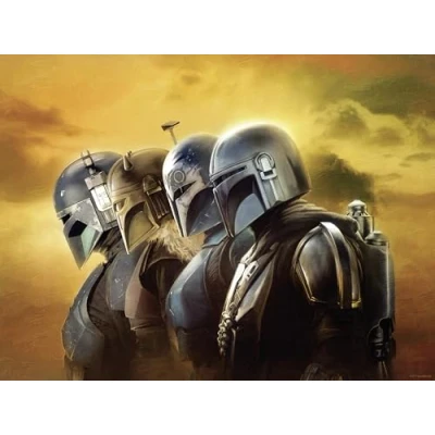 Afbeelding van Komar Artprint Star Wars The Mandalorian Line Up 300 x 280 cm (breedte hoogte) behang, vlies, woonkamer, slaapkamer (set)