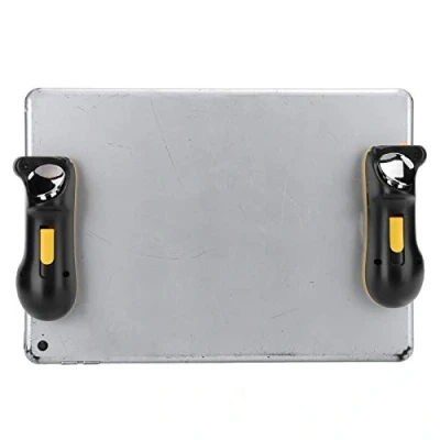 Afbeelding van Mobiele gamecontroller, tablet pc Continu opnamen Gamepad Volledige bescherming Bediening met vier vingers Game apparatuur Gaming joysticks voor PUBG(Geel)