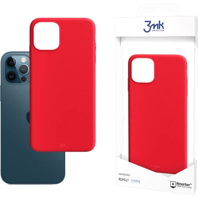 Afbeelding van Apple iPhone 12/12 Pro 3mk Matt Case strawberry