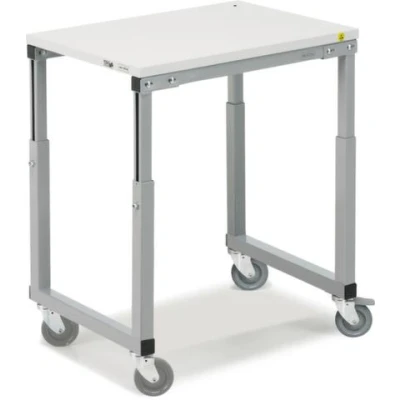 Afbeelding van Treston Tafelwagen SAP507 ESD in hoogte verstelbaar voor de elektronica industrie, 700 x 500 mm