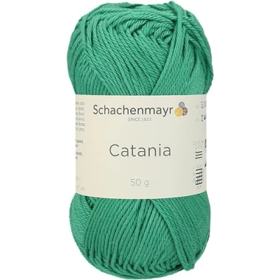 Afbeelding van Schachenmayr Catania 9801210 00241 Handbreigaren, haakgaren, 100% katoen, golfgroen (11,5 x 5,2 6 cm)