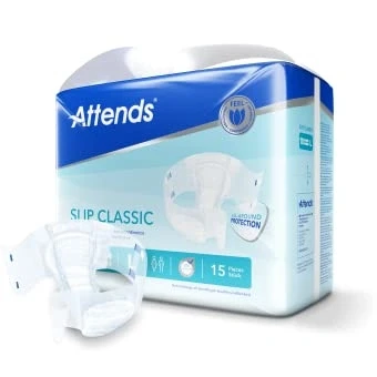 Afbeelding van Attends Slip Classic 10 Large 4 pakken van 15 stuks