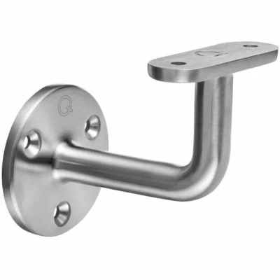 Afbeelding van RVS Leuninghouder vlak 304 mat geslepen model 0100