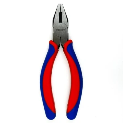 Afbeelding van INGDAUM® tang 15,7 cm / 10 inch selectie combinatietang, punttang, zijsnijder, platte tang, ronde of waterpomptang 25,4 voor reparaties, montage, buigen en snijden (combinatietang)