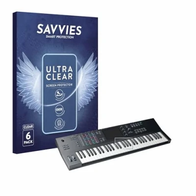Afbeelding van Savvies Screenprotector voor Akai MPC Key 61 Folie Beschermfolie transparant (6 Stuks)