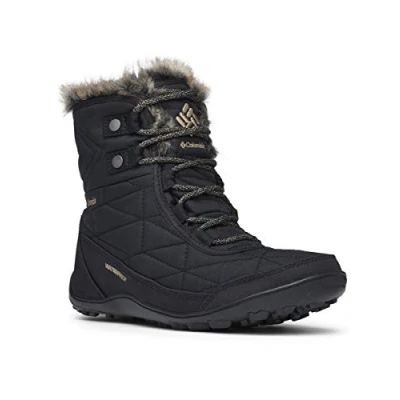 Afbeelding van Columbia Dames Minx Shorty II Schneestiefel, zwart en zilver., 36.5 EU