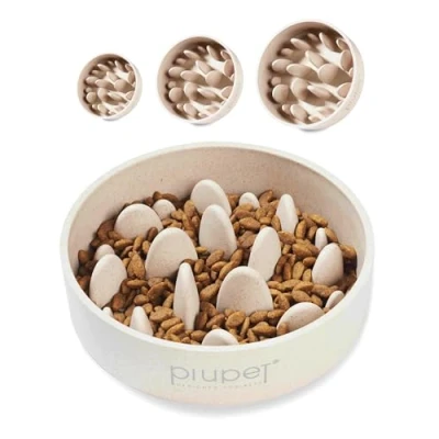 Afbeelding van PiuPet® Langzame voerbak voor honden I 0,8L Vaatwasserbestendige slingerbak Anti grote Slow Bowl