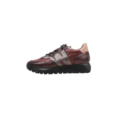 Afbeelding van Wonders Sneakers laag, Dames, Maat: 41, Burgundy Schoenen