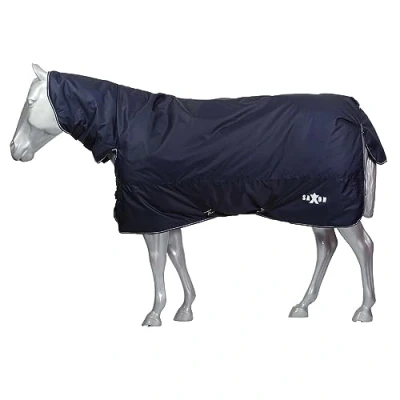 Afbeelding van Saxon Deken Defiant 600D Combo Neck Heavy Navy/Wit 75/120