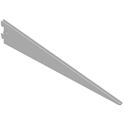 Afbeelding van Element System U beam Rekken unit 2 rij, stuks, 5 Afmetingen, 3 kleuren, lang 47 cm voor reksysteem, wandrail, wit, 18133 00040