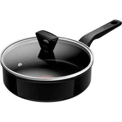 Afbeelding van Tefal Kookgerei Renew Black Hapjespan 24 Cm Zwart
