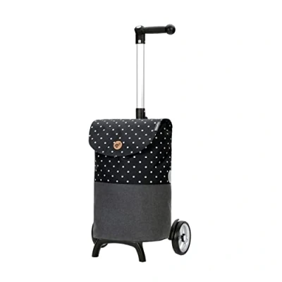 Afbeelding van Andersen Unus Shopper Fun Dukko Boodschappentrolley black Trolley