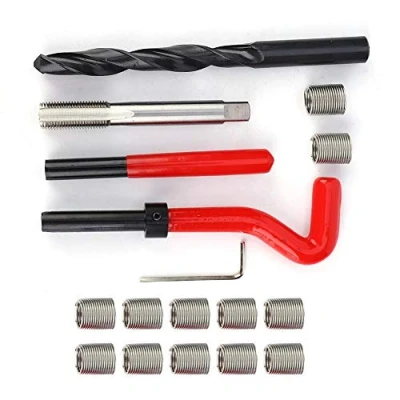 Afbeelding van 17 stuks M12 x 1,25 Schroefdraadreparatieset Schroefdraadhuls Roestvrij Staal Binnenschroefdraad Reparatie Accessoires Assortiment Kit Schroefdraadinzet Gereedschap, Andere