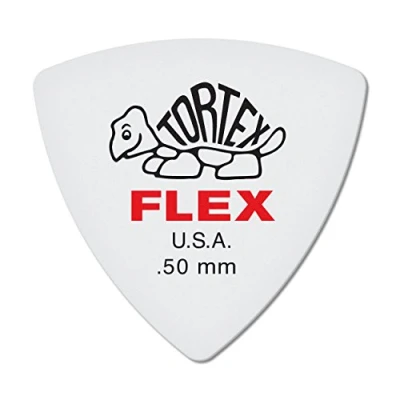 Afbeelding van Dunlop Tortex Flex Triangle plectrums 0.50 mm (6 stuks)