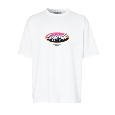 Afbeelding van JACK &amp; JONES JORTAMPA Tee SS Crew Neck 1 FST, wit (bright white), L