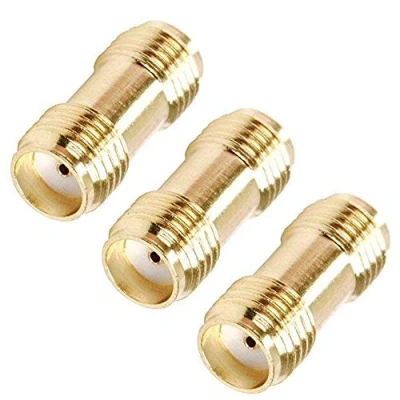 Afbeelding van TengKo Coaxiale RF adapter SMA Jack Connector Vrouwelijke naar (3 Pack)