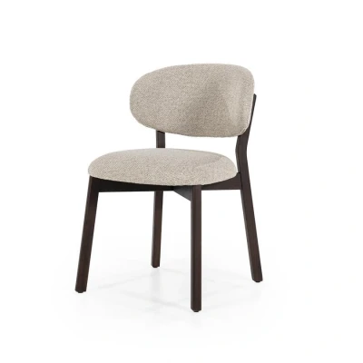 Afbeelding van Eleonora Eetkamerstoel Mikky Bruin Taupe Moon