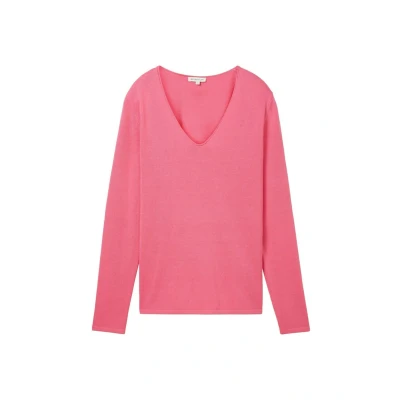 Afbeelding van TOM Tailor Trui, Dames, Maat: XS, Carmine pink