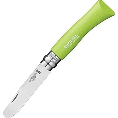 Afbeelding van Opinel O001700 Scheermes met afgeronde punt en haagbeukhandvat, uniseks, appelgroen, 8 cm