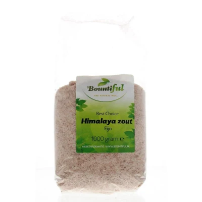Afbeelding van Bountiful Himalaya zout fijn 1 kilog