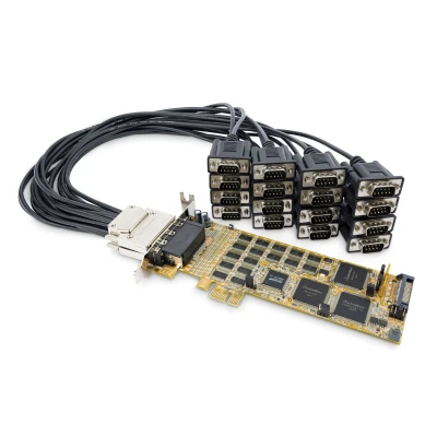 Afbeelding van StarTech.com 16 poorts low profile seriële kaart RS232 PCI Express
