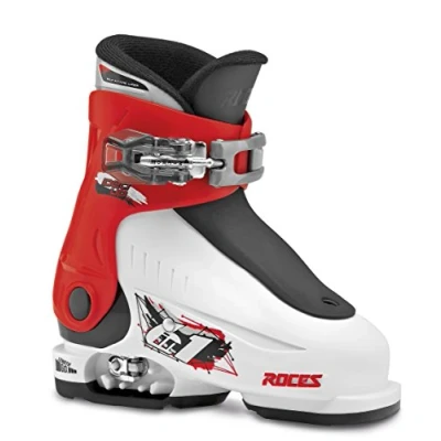 Afbeelding van Skischoen Roces Kids Idea Up Wit Rood Zwart Schoenmaat 25 29