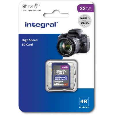 Afbeelding van Geheugenkaart Integral SDHC XC 32GB High Speed