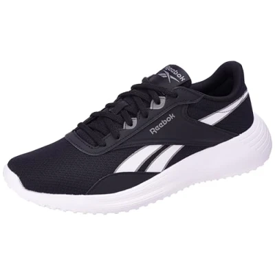 Afbeelding van Reebok LITE 4 Stabiliteit hardloopschoenen, Heren, Maat: 44, Black white grey Textiel/ synthetisch