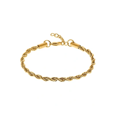 Afbeelding van Heideman Caius Armband, Heren, Maat: One Size, Goldfarbend