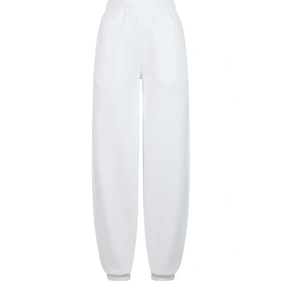 Afbeelding van Urban Classics Fluffy joggingbroek voor dames, losse pasvorm, maten XS 5XL, wit, 5XL