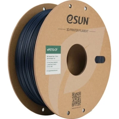 Afbeelding van eSUN PETG CF filament 1,75mm, koolstofvezel gevuld filament, 1KG spoel (2,2 LBS) 3D print materialen voor FDM printers (Donkerblauw, 1KG)