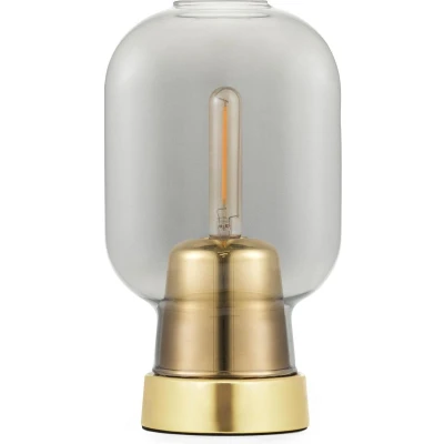 Afbeelding van Tafellamp Normann Copenhagen Amp Smoke Brass