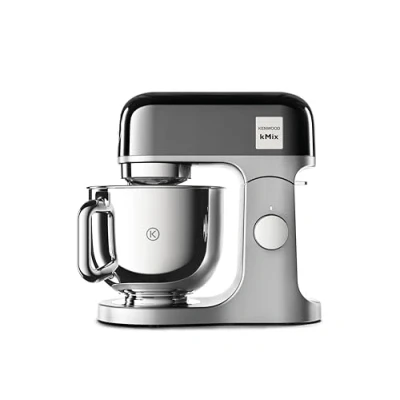 Afbeelding van Kenwood kMix Editions KMX760BC keukenmachine, 5 l roestvrijstalen kom, veilig gebruik beveiligingssysteem, metalen behuizing, 1000 watt, incl. 3 delige patisserieset en spatbescherming, antraciet