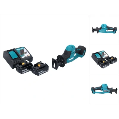 Afbeelding van Makita DJR 189 RT accu reciprozaag 18 V borstelloos + 2x oplaadbare 5.0 Ah lader